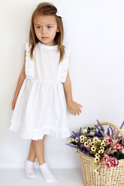 Parla Kids طقم إبزيم باللون الأبيض للفتيات الصغيرات من Eloise - ELB-0084