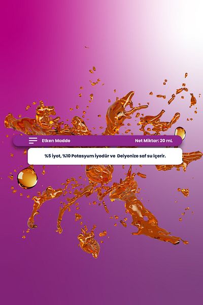 Raw Material Lugol's Solution Iodine 5% Drops 20 ml