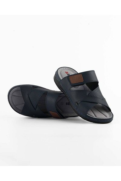 DR KLOMPA Ανδρικές Παντόφλες Ορθοπεδικές Navy Blue - MS667 Summer