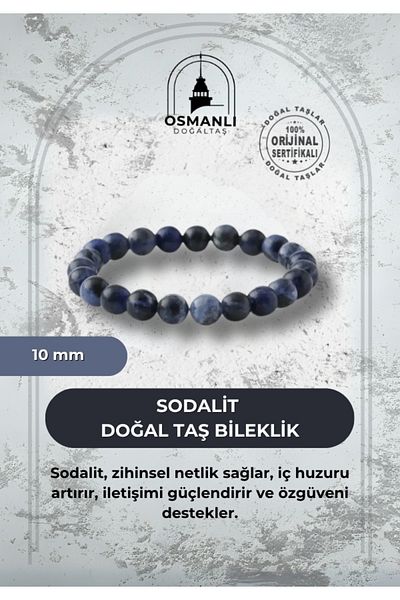 OSMANLI DOĞAL TAŞ سوار من الحجر الطبيعي 10 ملم من سوداليت