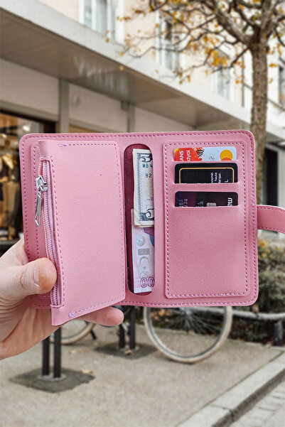 Vardo [ Isim Yazıyoruz ] Solveig Tasarım Kartvizitlikli Bozuk Para Gözlü Cüzdan