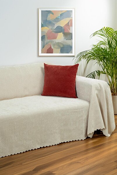 Latuda Home غطاء أريكة زينيت كبير الحجم، غطاء أريكة جاكار شونيل مزخرف مقاس 17...