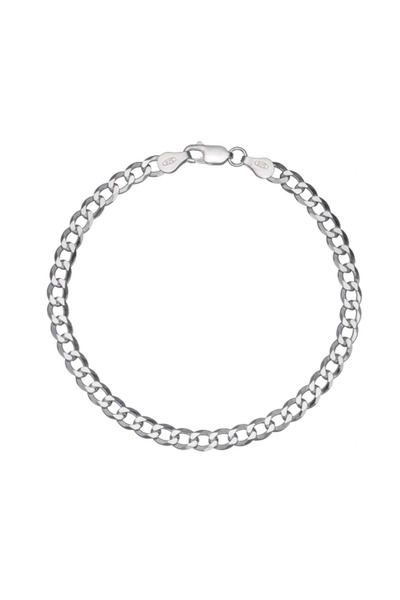 bymissmücevherat 925 Ayar Gümüş Unisex Gurmet Erkek Bileklik