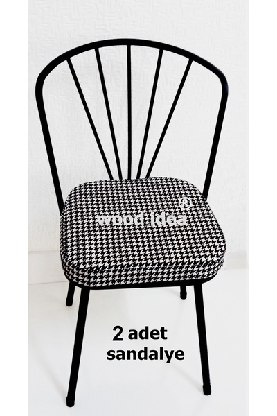 wood idea 1.sınıf Yemek Odası Salon Cafe Mutfak Sandalyesi  beyaz Adet