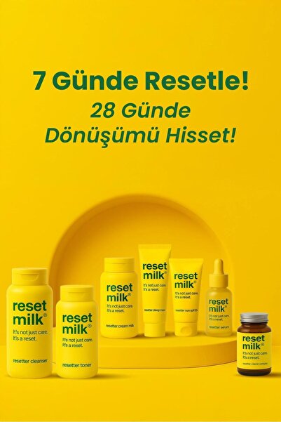 The Copper Co Reset Milk Resetter Epideract Sistem Cilt Reset Seti