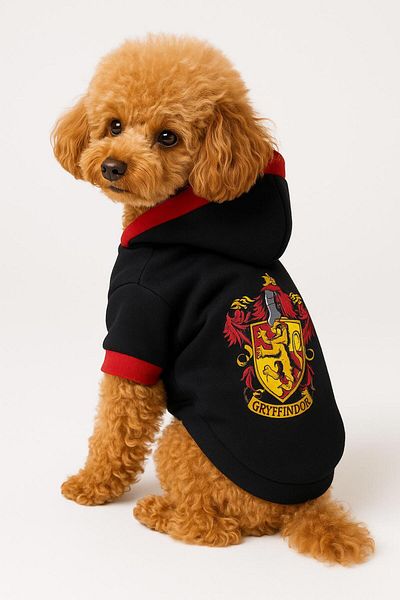 PetiliDünya Harry Potter (Gryffindor) Cat & Dog Outfit Sweatshirt 100% Cotton