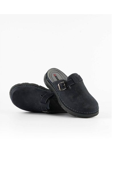 DR KLOMPA Daily Comfortable Men's Slippers Ms668 Navy Blue Mikanos Orthopedic Sabo Slippers