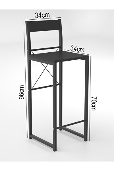 Retodesign Raflı Good Bar Takımı Siyah 2652