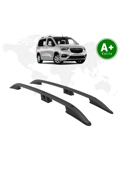 FA OTOMOTİV Opel Combo Tavan Çıtası Kısa Şasi 2019 Model Ve Sonrası Siyah