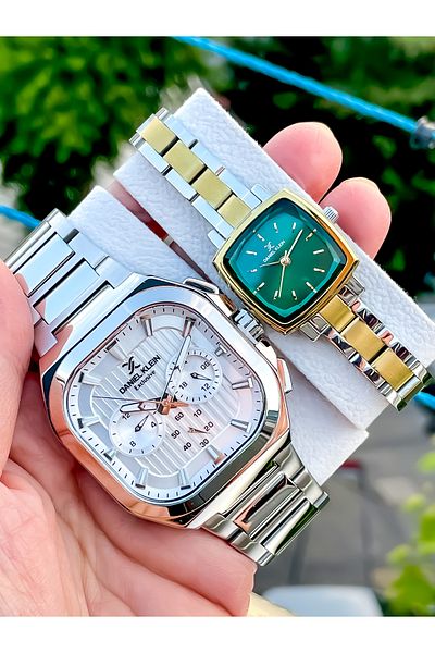 Daniel Klein Dear Brand - Couple Watch Stainless, Steel Waterproof