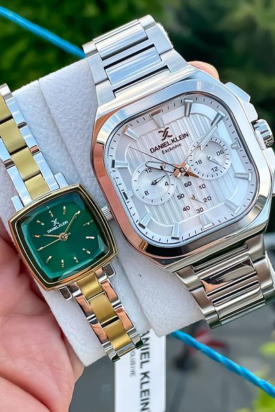 Daniel Klein Dear Brand - Couple Watch Stainless, Steel Waterproof