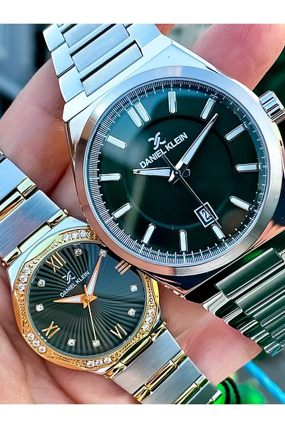 Daniel Klein Original Multifunction All Functions Active Steel Men's Watch with Bracelet Gift