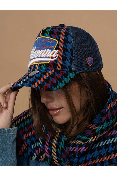 Rust&Rich Indigo Women's Men's Hat - City's Collection Havana Trucker Hat