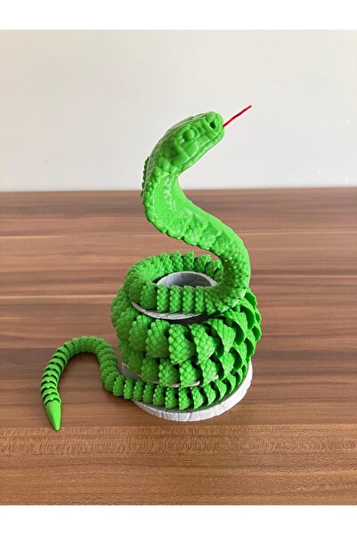 genomera حامل قلم كوبرا أخضر