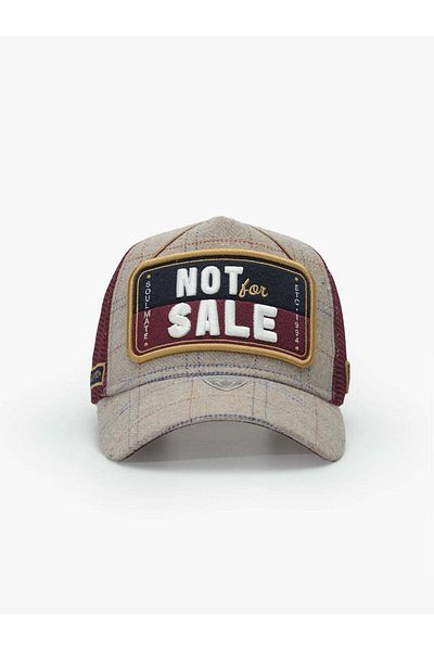 Rust&Rich Women Men Burgundy Trucker Hat Motto Collection Not for Sale