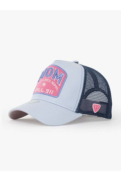 Rust&Rich Blue Motto Collection Women Men Trucker Hat - Mom