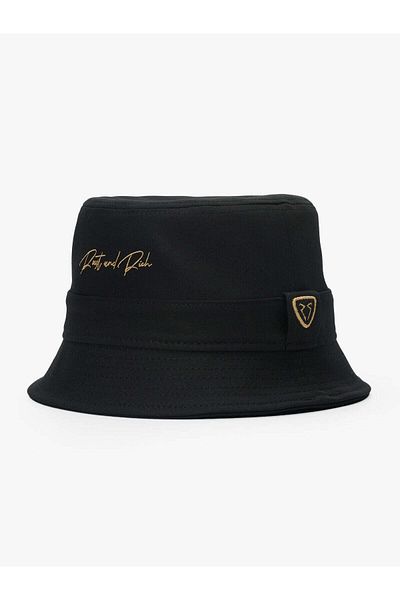 Rust&Rich Black Bucket Hat - Women & Men, Timeless Collection Basic