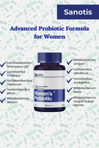 Sanotis Probiotics For Women Kadınlar Için Probiyotik Mikroorganizma 30 Kapsül