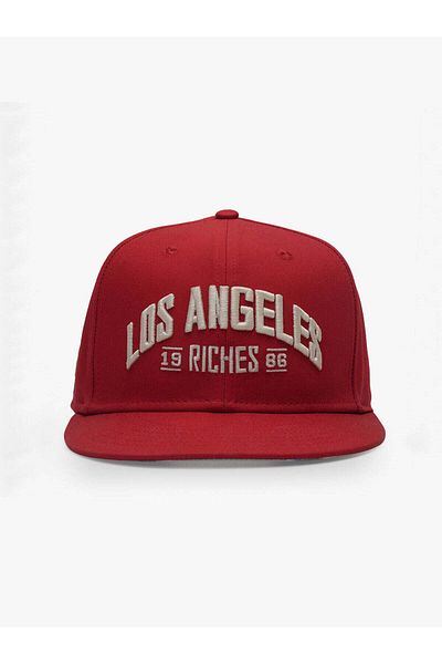 Rust&Rich Women Men Red Snapback Hat City's Collection Los Angeles