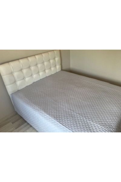 GENÇEV HOME COLLECTİONS Quilted Plain Oversized Multi-Purpose Cover (Pike) - 230X250 cm - Double-Sided Use