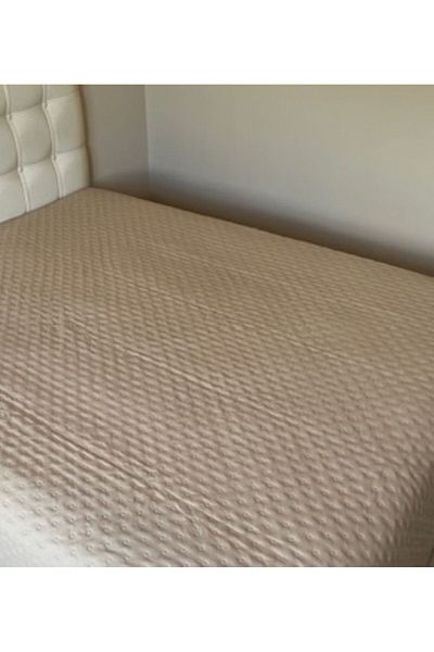GENÇEV HOME COLLECTİONS Double Sided Plain Oversized Multi-Purpose Cover Pique - 230X250 cm