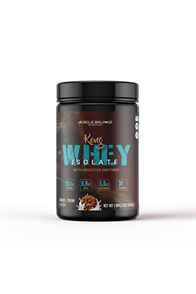 MUSCLE BALANCE Kong Whey Isolate Protein 900 gr 30 Servis Kurabiye