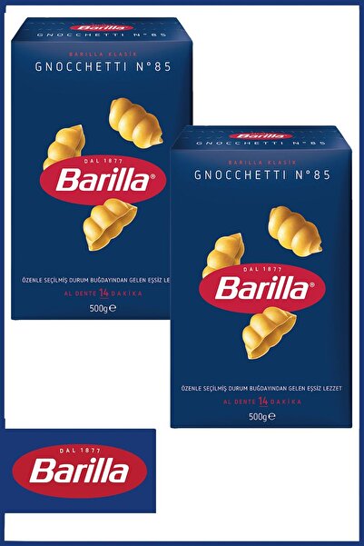Barilla Deniz Kabuğu (GNOCCHETTİ) Makarna 500 gr X 2 Adet
