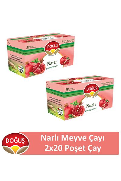 Doğuş Mixed Fruit Tea with Pomegranate 20Pcs
