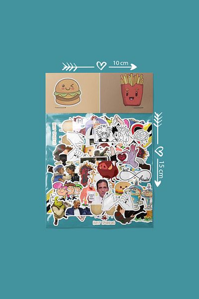 dadi ramba Best Friends Forever Bullet Journal - Agenda - Notebook - Laptop Sticker Sticker - Sticker Pack