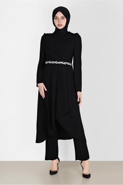 Alvina PANTALONI DUBIȚI CU DETALII DE PIATĂ LA TĂLA. Echipa 30264