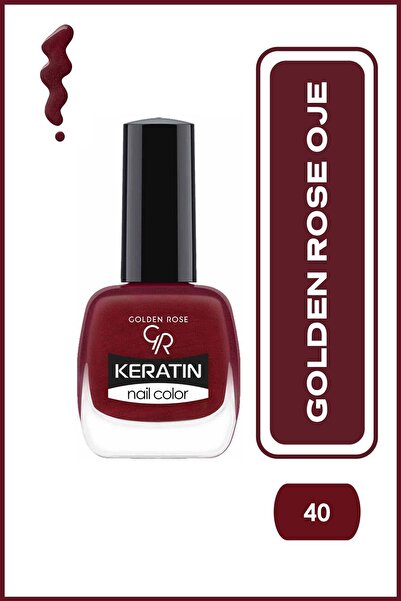 Golden Rose Keratin Nail Color 40 Keratin Oje 10,5 ml