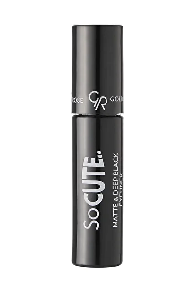 Golden Rose كحل أسود مطفي وعميق So Cute Matte&Deep Eyeliner أسود مطفي 2.5 مل