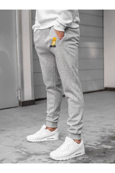 Relax family xf Μαύρο Slim Fit βαμβακερό ανδρικό παντελόνι Jogger