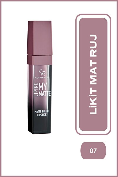 Golden Rose Liping My Matte 07 Likit Mat Ruj 5,5 ml
