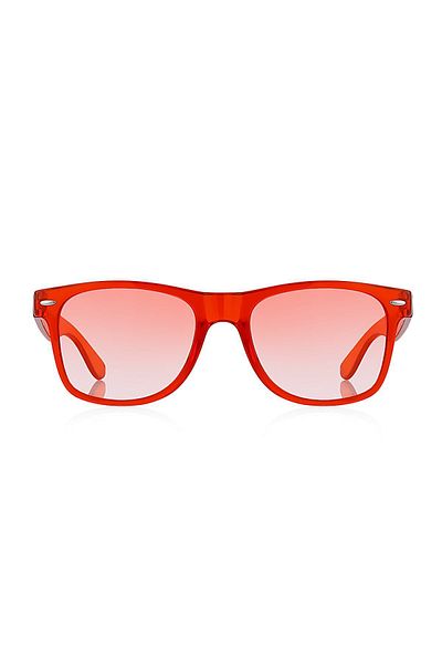 Kinary Unisex Sunglasses Transparent Red 2001