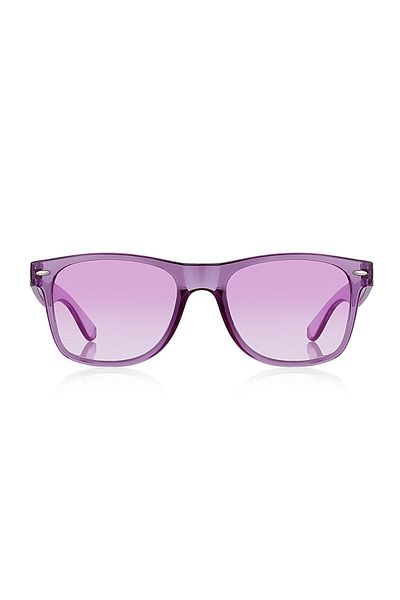 Kinary Unisex Sunglasses Transparent Purple 2001