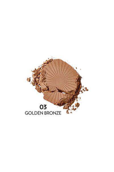 Golden Rose Sun Bright Bronzer Powder 03 Golden Bronze Bronzlaştırıcı Pudra 12,5 g