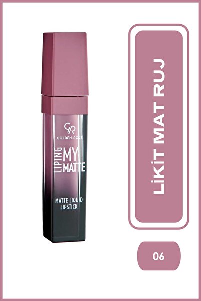 Golden Rose Liping My Matte 06 Likit Mat Ruj 5,5 ml