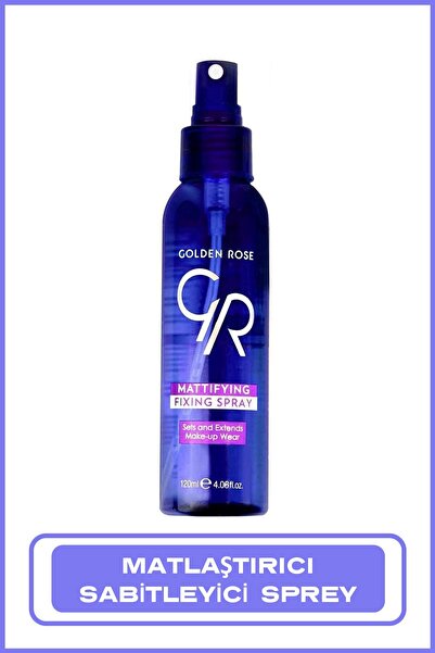 Golden Rose Mattifying Fixing Spray - Matlaştırıcı Makyaj Sabitleyici Sprey 1...