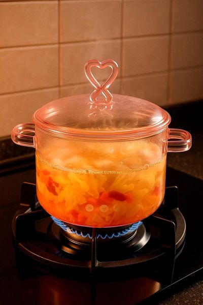 Senin Dükkanın 1500 Ml Pink Dream Borosilicate Glass Pot