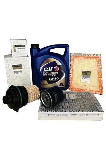 ELF KOPYA - Elf Evolutıon fultech fe 5w-30  LL 5LT + Megane 4  1.5 Dci  Dizel...