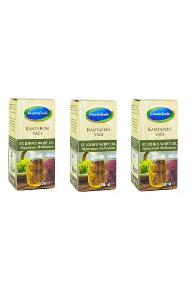 Mecitefendi 3x50 Ml 3 Pieces St. John's Wort Oil