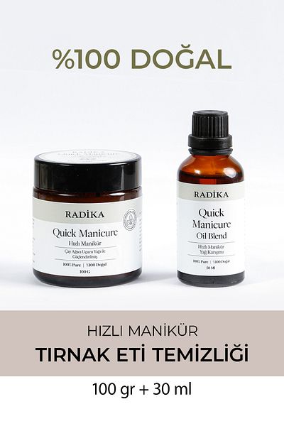 Radika Aromaterapi Fast Easy Manicure - Oily Quick Peeling Manicure