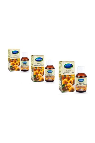 Mecitefendi 3 Pieces of Mecitefendi Apricot Kernel - 3x50 Ml Oil