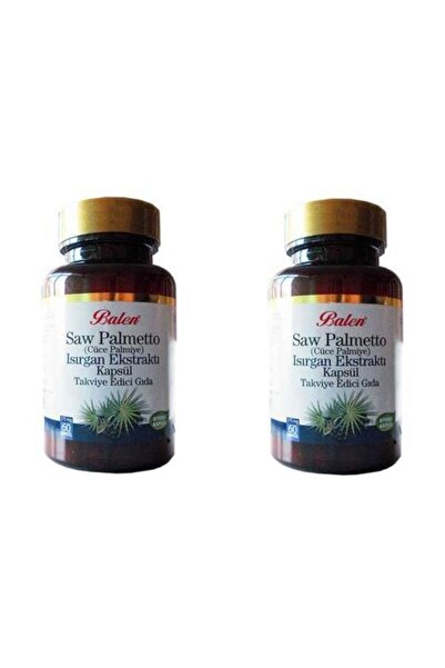 Balen 2 Adet  Saw Palmetto Cüce Palmiye Isırgan Ekstraktı 375mg 60