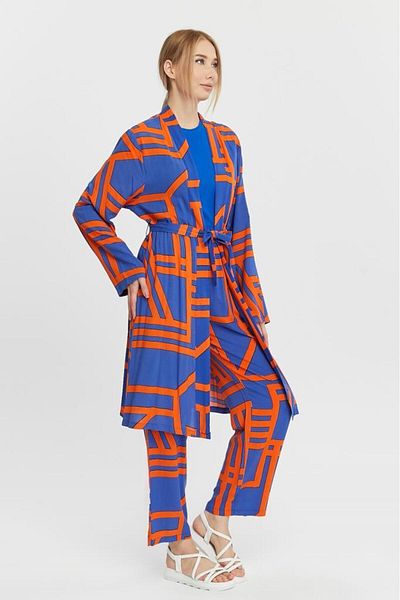 Jamila Women's Kimono - Colorful Double Set