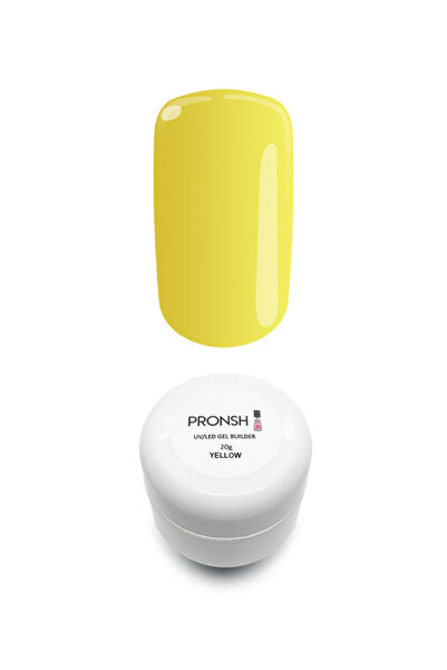Pronsh Builder Jel 20g Yellow, Sarı , Uv/led Protez Tırnak Jeli