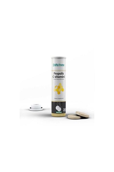 Shiffa Home Aksuvital Propolis Effervescent - 20 Tablets with Vitamin C