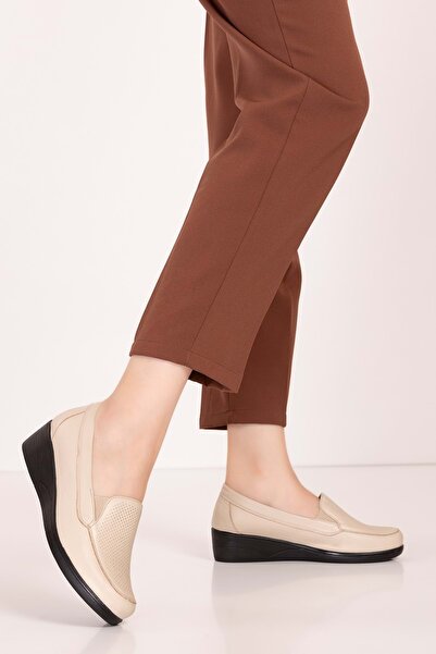 Gondol Hakiki Deri Ortopedik Taban Ayakkabı Vdt.2606