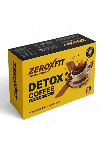 ZEROXFIT Detox Coffee 30 Şaset - Detox Kahvesi -L Carnitine-Collagen